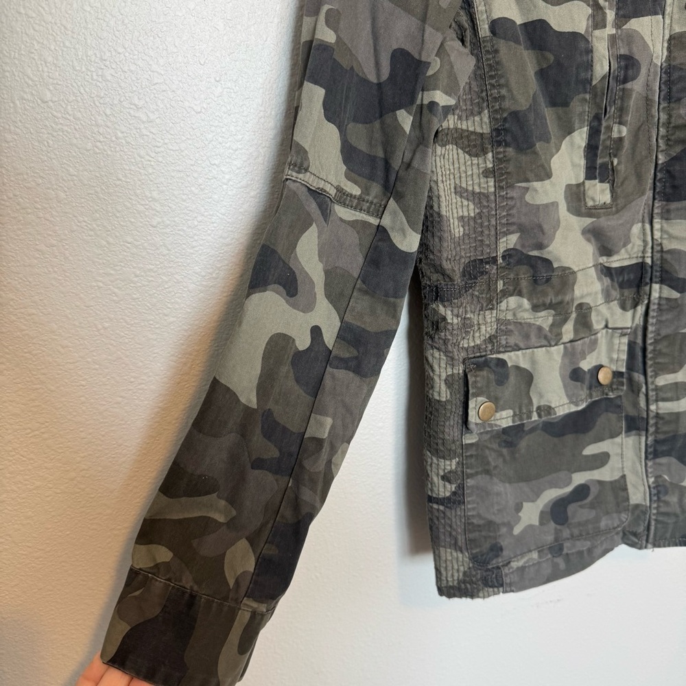 Love Tree Green Camouflage Utility Jacket - Picture 5 of 11